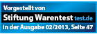 Stiftung Warentest: Klapp-Notruf-Handy "XL-937" mit Garantruf