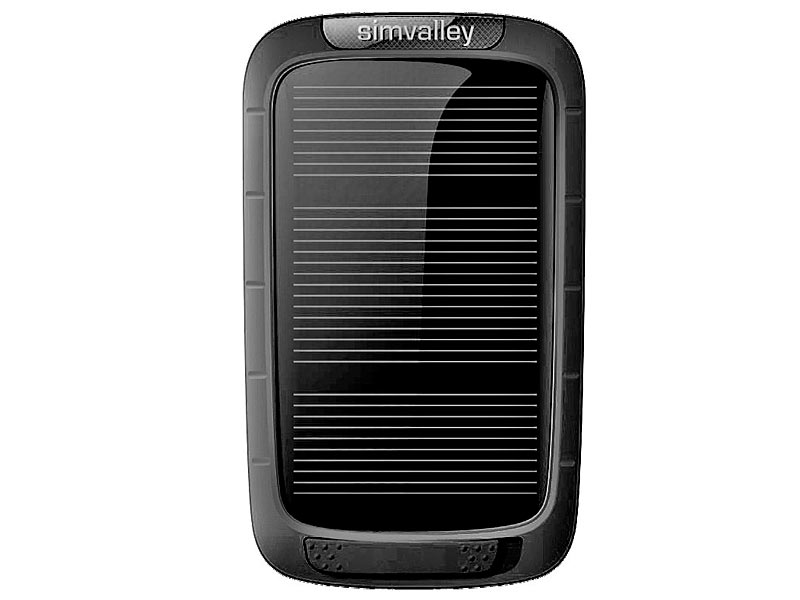 simvalley MOBILE Solar-Panel für Outdoor-Handy XT-930, schwarz; Android Smartphones Android Smartphones 