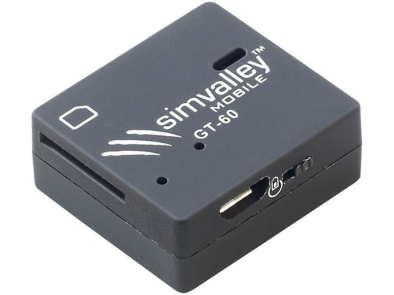 ; Spy SIM GPS-Sender, Geofencing GSM-TrackerGPRS-Ortungs-Tracker mit SMS-FunktionGPS Keylogger 