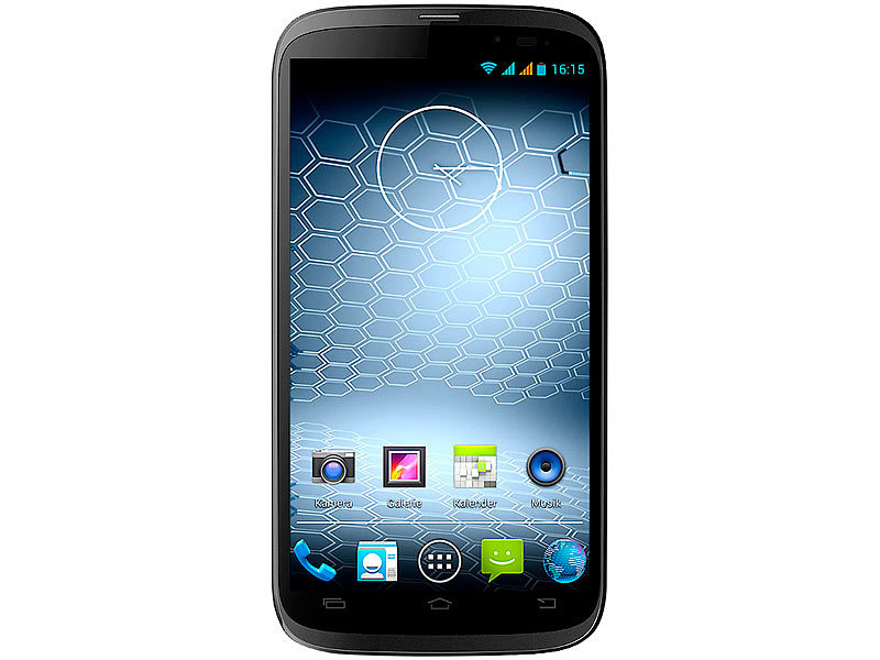 Dual-SIM-Smartphone SPX-24.HD QuadCore 5" Android 4.2 (refurbished); Scheckkartenhandys 