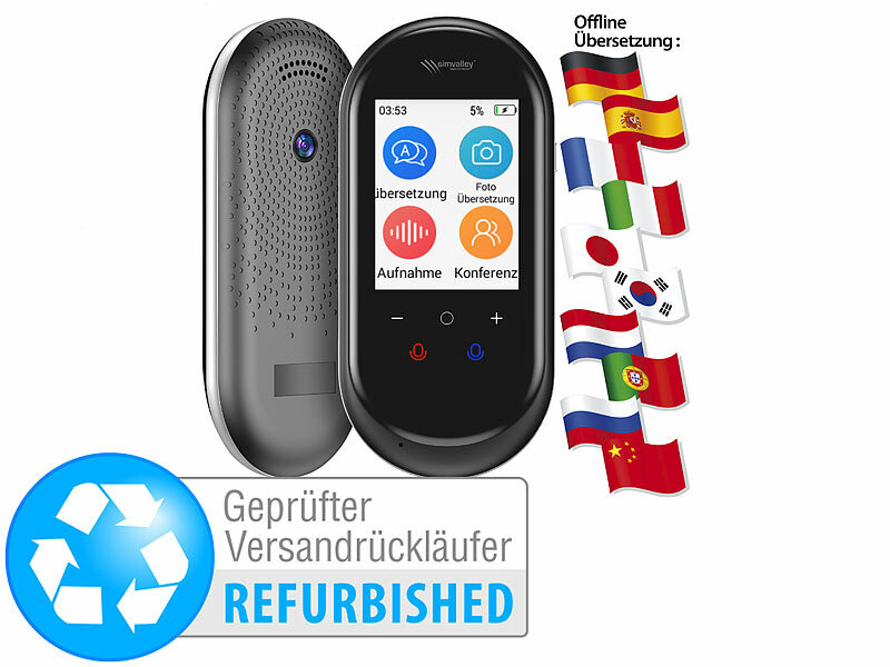 ; Echtzeit-Sprach- und Bild-Übersetzer mit SIM-Karten-Steckplatz Echtzeit-Sprach- und Bild-Übersetzer mit SIM-Karten-Steckplatz Echtzeit-Sprach- und Bild-Übersetzer mit SIM-Karten-Steckplatz 