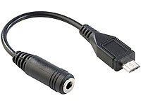 simvalley MOBILE Kopfhörer-/Headset-Adapter für Dual-SIM-Handy SX-370