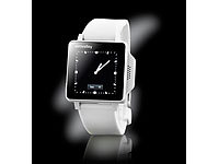 simvalley MOBILE Handy-Uhr PW-315.touch Weiß Handy/Uhr/Mediaplayer; Uhren-Handys Uhren-Handys 