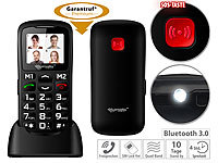 simvalley MOBILE Komfort-Handy mit Bluetooth und Garantruf Premium, Fotokontakte