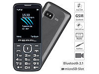 simvalley MOBILE Dual-SIM-Handy mit 6,1-cm-Display (2,4"), Bluetooth, FM, Vertrags-frei