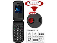 simvalley MOBILE Notruf-Klapphandy XL-949 mit Garantruf Easy, Dual-SIM und Bluetooth; Notruf-Handys Notruf-Handys 
