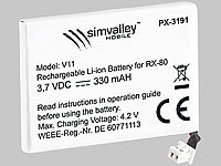 simvalley MOBILE Reserve-Akku für RX-80 "Pico V.1" & RX-80 "Pico V.2"