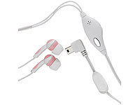 simvalley MOBILE Stereo-In-Ear-Headset für RX-180 "Pico INOX ROSY"