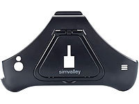 simvalley MOBILE Fixierung (Halteklammer) für SPX-5 und SPX-6; Scheckkartenhandys 