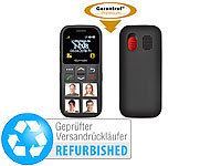 simvalley MOBILE Senioren-Handy, Garantruf Premium, GPS-Ortung, Versandrückläufer