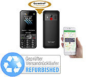 simvalley MOBILE Komforthandy mit Garantruf Premium, XL-Farbdisplay,Versandrückläufer,; Notruf-Handys 