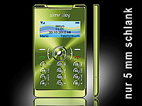 simvalley MOBILE Mini-Handy RX-380 "Pico X-SLIM GREEN" (refurbished)